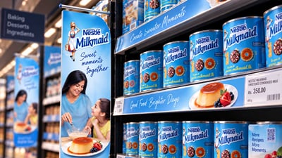 Retail campaign and POS design for Nestlé Milkmaid - Graphic Design