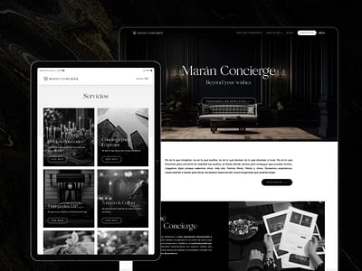 Diseño y Desarrollo a medida - Marán Concierge - Creación de Sitios Web