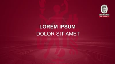 Bureau Veritas – Présentation corporate - Graphic Design