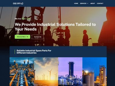Modern & SEO-Optimized Website for OGE SPS - Website Creation