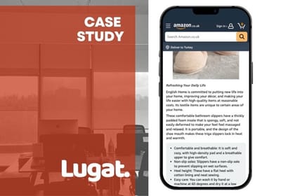 Amazon | Lugat Success Story - Stratégie de contenu