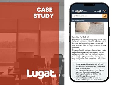 Amazon | Lugat Success Story - Content Strategy
