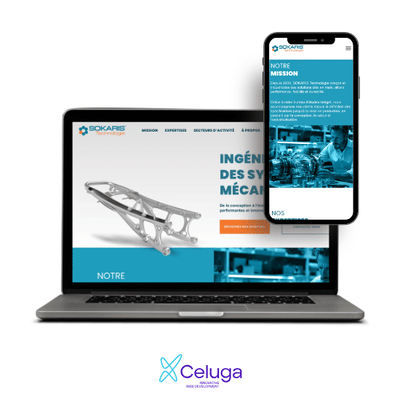 Site vitrine de Sokaris Technologie - Web Application