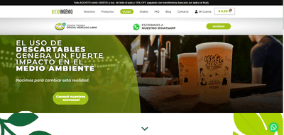 Plataforma E-commerce y Facturación Electrónica - EcoIngenio - Création de site internet