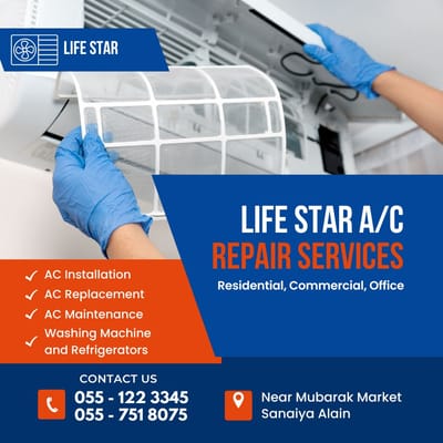 AC Repair Services - Social Media