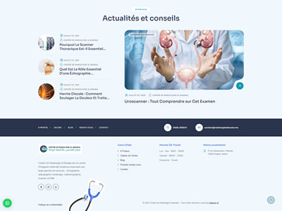 Création Site Web & SEO - Centre De Radiologie Al Baraka - SEO