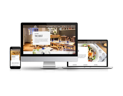 Página web para Restaurante The Bost - Webseitengestaltung