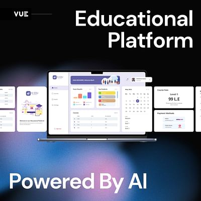 AI EDU, an educational platform powered by AI. - Webseitengestaltung