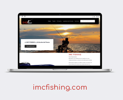 Web Design IMC Fishing - Graphic Design