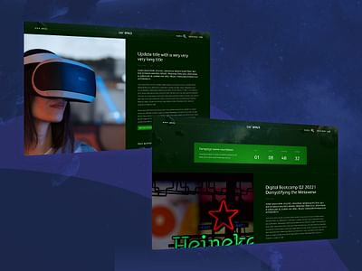 Heineken D&T Space Website - Website Creation