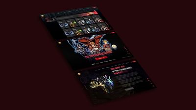 UX & UI Web Design | Cosmos Heroes - Website Creation