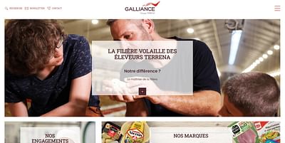 GALLIANCE - GROUPE LA NOUVELLE AGRICULTURE - Ergonomie (UX / UI)