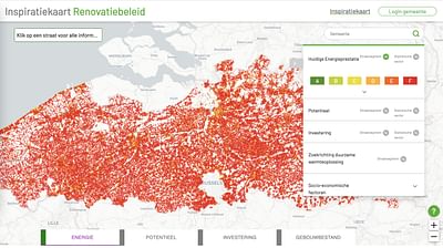 Inspiratiekaart renovatiebeleid - Application web
