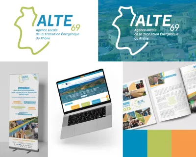 Création d’identité visuelle pour l’ALTE 69 - Design & graphisme