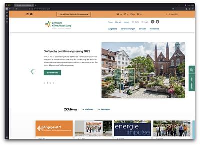 Zentrum KlimaAnpassung - Ergonomie (UX/UI)