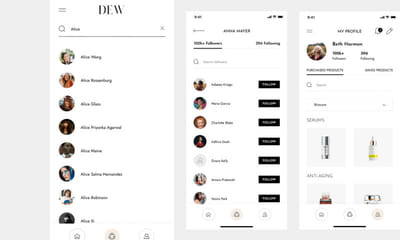 Dew AI - an AI mobile platform for health & beauty - Mobile App