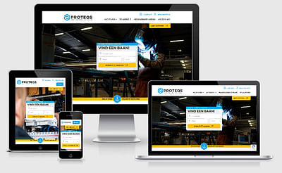 Proteqs | Website uitzendorganisatie - Branding & Positionering