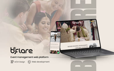 Beflare Wedding  Website - Ergonomy (UX/UI)