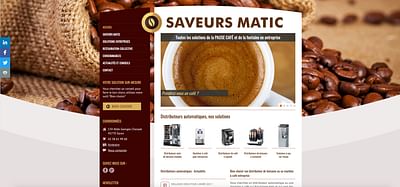 Saveurs Matic : création de site et newsletters - Email Marketing