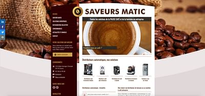 Saveurs Matic : création de site et newsletters - E-Mail Marketing