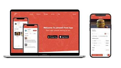 Develop & design web and mob. app for jahezzli - Application web