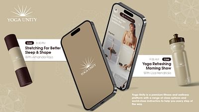 Yoga Unity - Your Wellness Journey App - Web Application