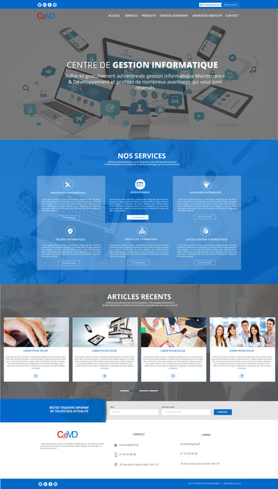 Conception application web CGIMD - Application mobile