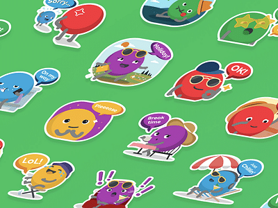 Agoda - Line Sticker Pack - Advertising