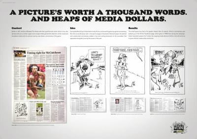 THE MIGHTY CARTOONIST - Advertising
