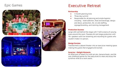 Executive Retreat - Evenement