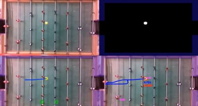 Computer vision - Mechanical sensor replacement (foosball) - Intelligence Artificielle