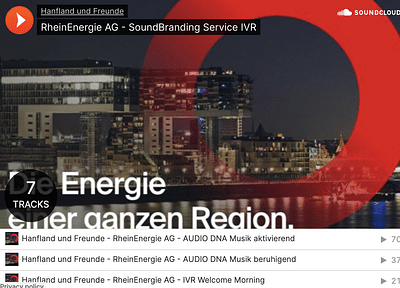 Sound Voice Branding  im IVR Service - Publicité