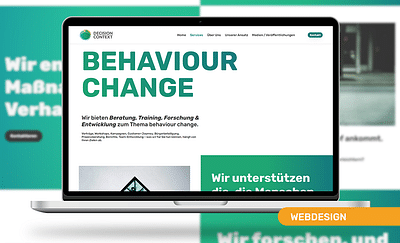 decision context: Webdesign im Kontext - Webanwendung