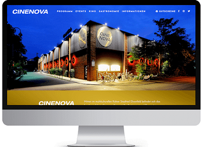 CINEMA WEB DEVELOPMENT - Sviluppo di software
