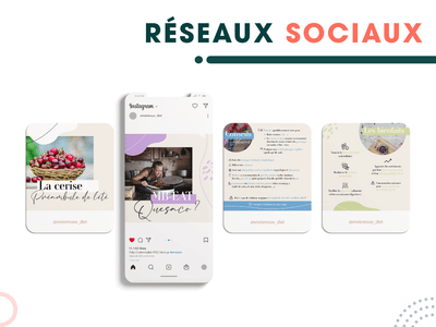 Création de visuels - Nutritionniste - Réseaux sociaux