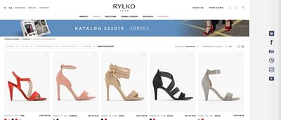 Ryłko -  neu erstellte dedizierte B2C-Plattform - E-commerce
