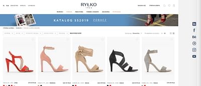 Ryłko -  neu erstellte dedizierte B2C-Plattform - E-Commerce