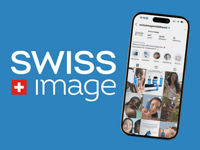 Swiss Image |  Visual Identity for a New Generation of Skincare - Social media