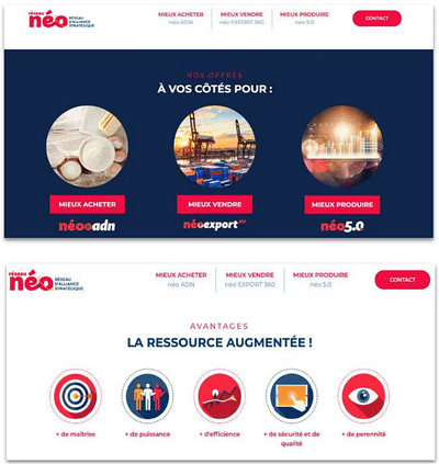 Réseau Néo - Ergonomie (UX/UI)