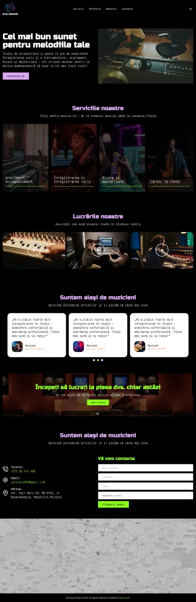 EcoSound - Creación de Sitios Web