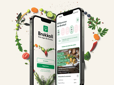 Brokkoli - die erste bio-vegane Kochbox - Mobile App
