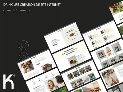 Drink Life - Site internet e-commerce - Création de site internet