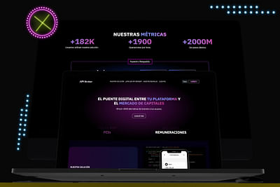 2025 - UX/UI Landing Page and Dev for a Top-Tier Financial Company - Website Creation