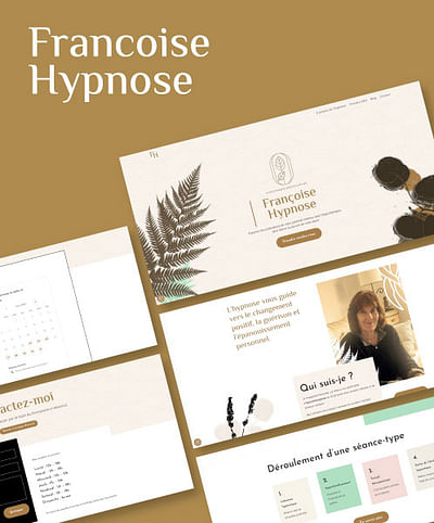 Site web Françoise Hypnose - Webseitengestaltung