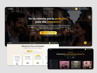 Dating & Event Website | PHP & Next.js - Website Creation