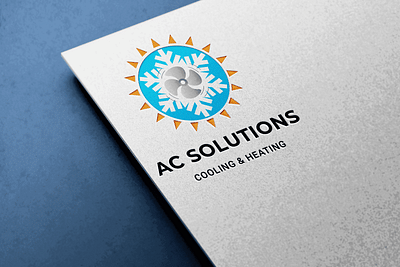 Réalisation logo AC Solutions - Diseño Gráfico