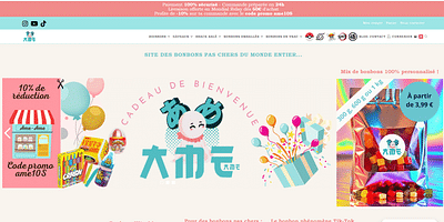 Création d'un site E-commerce ame-ame.fr - Référencement naturel