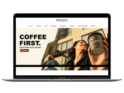 Creation site Vitrine Coffeeshop - Website Creation