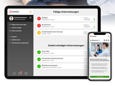 Preisgekrönte Schulungs-App für Arztpraxen - Application mobile