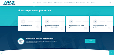 Sviluppo sito web Vetrina settore Medical Pharma - Website Creation